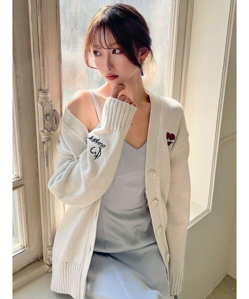RESEXXY（リゼクシー） カーディガン エンブロイダリーニット