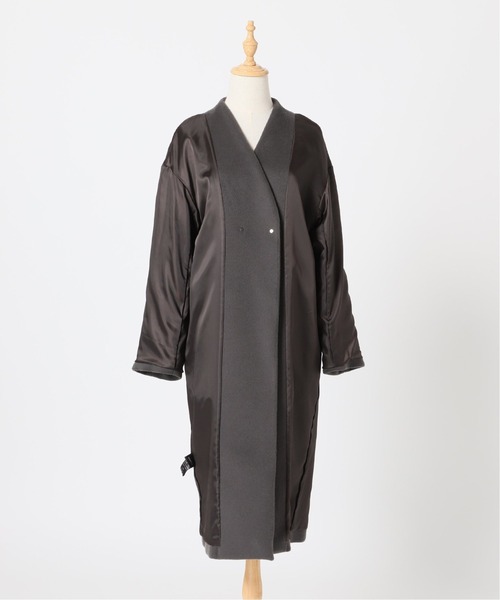 SLOBE IENA（スローブイエナ） ノーカラーコート 36 ベージュ 