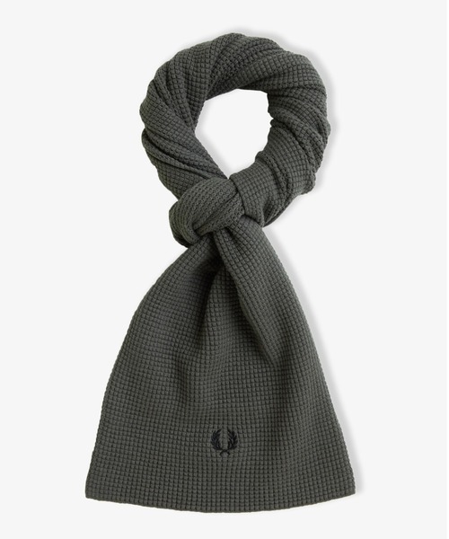 FRED PERRY（フレッドペリー） マフラー Waffle Knit Scarf メンズ