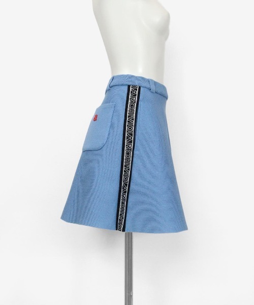 archivio（アルチビオ） スカート 「LADIES」ロゴテープニットスカート
