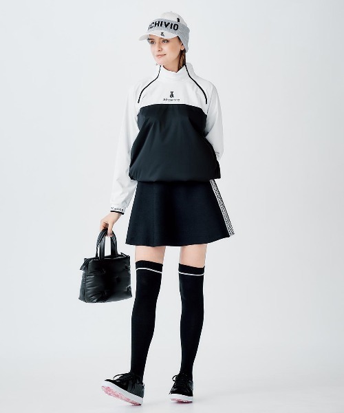 archivio スカート 「LADIES」ロゴテープニットスカート「2024年
