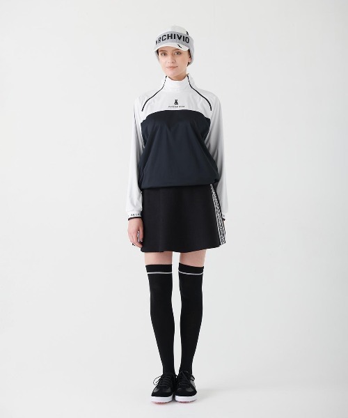 archivio スカート 「LADIES」ロゴテープニットスカート「2024年