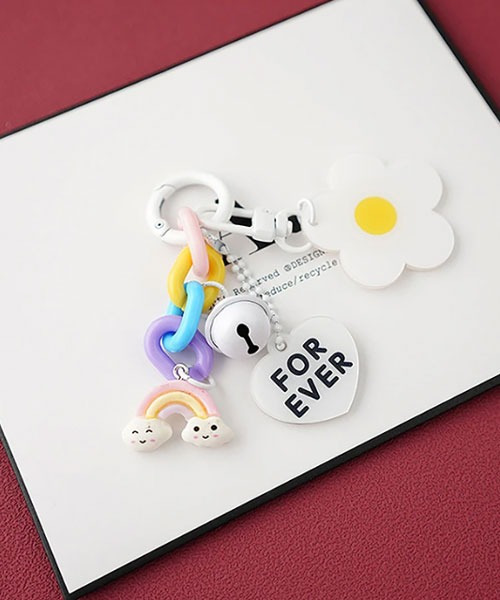 TONE SELECT GOODS キーホルダー 「urge select」カラフル フラワー