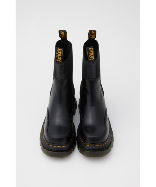 【Dr Martens】CORRANチェルシーブーツ Corran Chelsea Waxy Suede Heeled Boots in Gunmetal | Dr. Martens