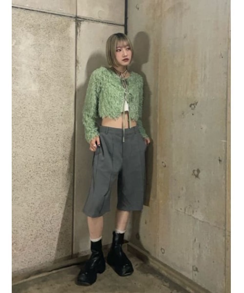 SLY（スライ） スラックス パンツ CUTOUT MIDDLE SHORTS カットアウト