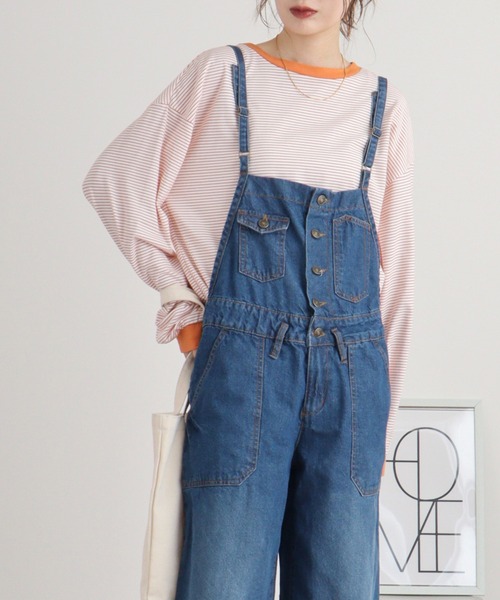 とわでざいん　toidesign オーバーオール　サロペット atONE（アットワン） サロペット オーバーオール デニムサロペット