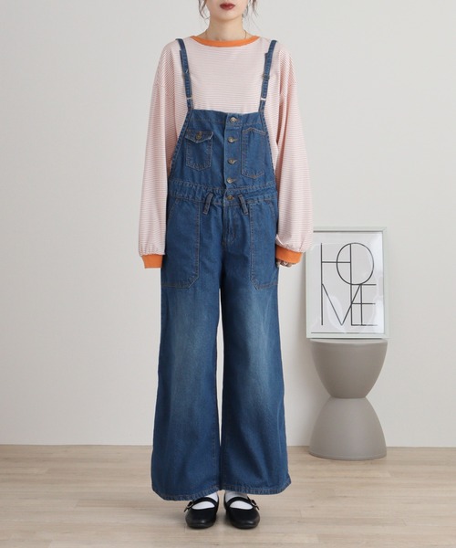 とわでざいん　toidesign オーバーオール　サロペット atONE（アットワン） サロペット オーバーオール デニムサロペット
