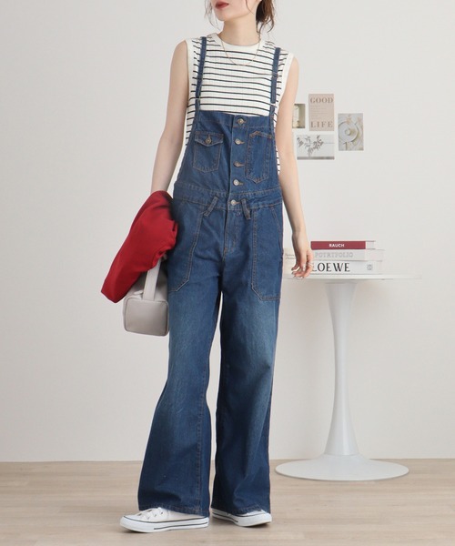atONE（アットワン） サロペット オーバーオール デニムサロペット