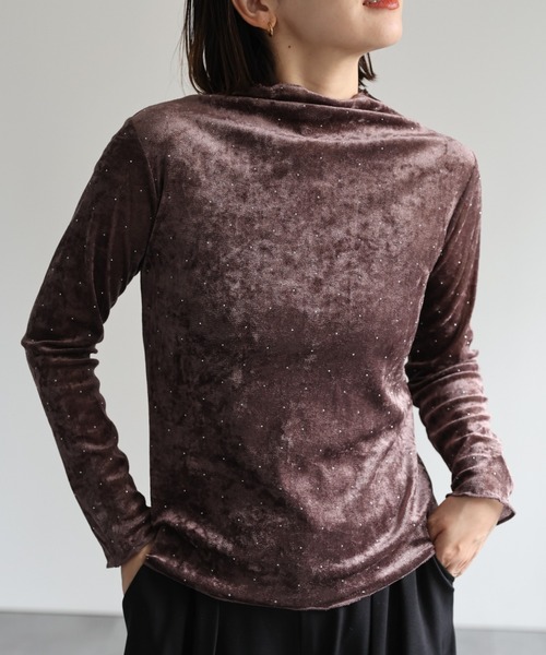 tシャツ VELOUR TEE SHIRTS/ベロアTシャツ レディース VELOUR TEE SHIRTS/ベロアTシャツ（Tシャツ/カットソー