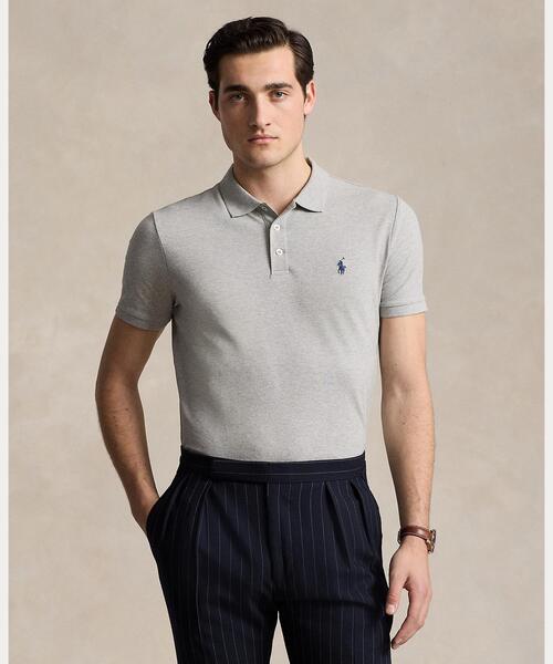 POLO RALPH LAUREN カスタムスリムフィットメッシュ ポロシャツ POLO RALPH LAUREN ポロシャツ カスタム スリム フィット