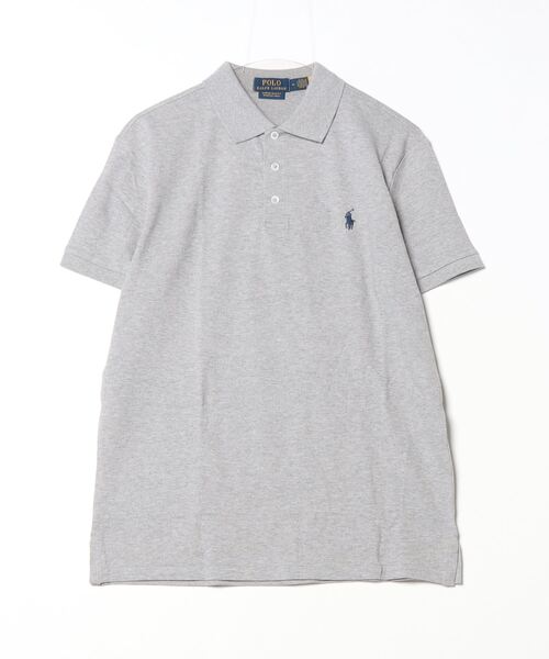 ポロ ラルフローレン ポロシャツ カスタムスリムフィット グレー 楽天市場】POLO RALPH LAUREN カスタム スリム フィット