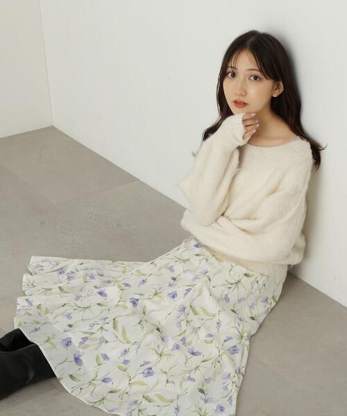 PROPORTION BODY DRESSING スカート フラワーパターンマチフレア