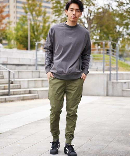 RM)【LUXE/R GOLF】ストレッチ ブロード メッシュ 切り替え