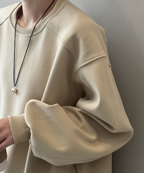 その他ブランド / ラグランスウェット/--/--/WHT Alum' トレーナー スウェット オーバーサイズ裏起毛ラグランスウェット