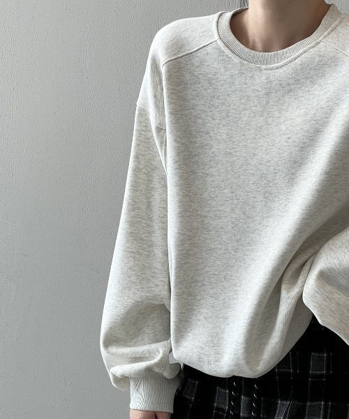 Alum' トレーナー スウェット オーバーサイズ裏起毛ラグランスウェット