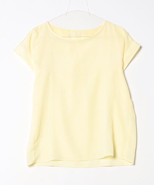 「URBAN RESEARCH DOORS」 半袖ブラウス MEDIUM イエロー レディース URBAN RESEARCH DOORS 「URBAN DOORS」 半袖ブラウス MEDIUM