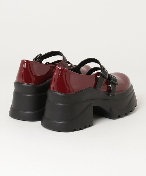 ヨースケ YOSUKE 厚底シューズ /23cm/ レディース/wine YOSUKE フォーマルシューズ ヨースケ YOSUKE ウィメンズ厚底