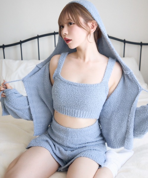 TITTY＆CO. パジャマ ルームウェア 3 Piece Set Fluffy Knit