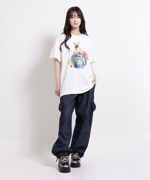 MILKBOY シャツ 楽譜 水色 フリーサイズ　ユニセックス　男女兼用 MILKBOY シャツ 楽譜 水色 フリーサイズ ユニセックス 男女兼用