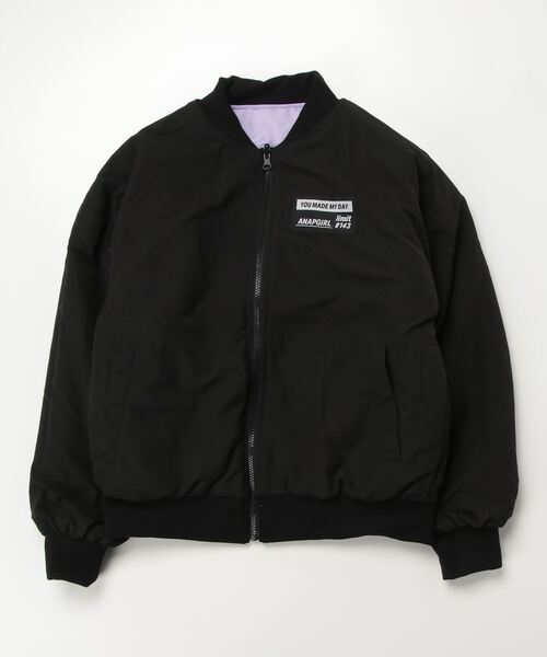 「ANAP GiRL」 「KIDS」ブルゾン M ラベンダー キッズ_画像3