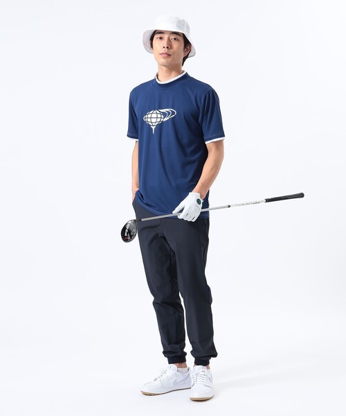 BEAMS - BEAMS GOLF ORANGE LABEL コードロック イージーパンツ新品 BEAMS GOLF（ビームス ゴルフ）ORANGE LABEL / フラワーロゴ
