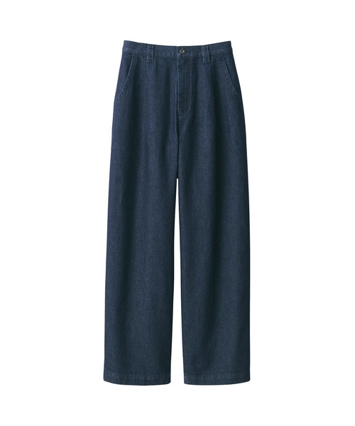 MUJI Labo 新品タグ付き デニムパンツ ジーンズ デニム デニムパンツ 「MUJI Labo」婦人 和紙混デニム