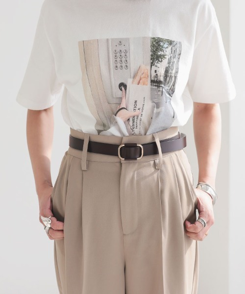 【DOLCE&GABBANA ヴィンテージ】スクエアリングベルト DOLCE&GABBANA（ドルチェアンドガッバーナ）ベルト 黒 サイズ:- メンズ