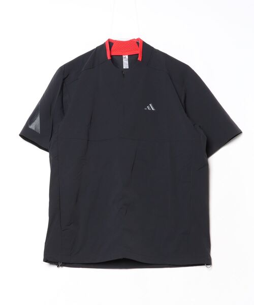adidas（アディダス） adidas tシャツ アディゼロ 撥水 ハーフジップ