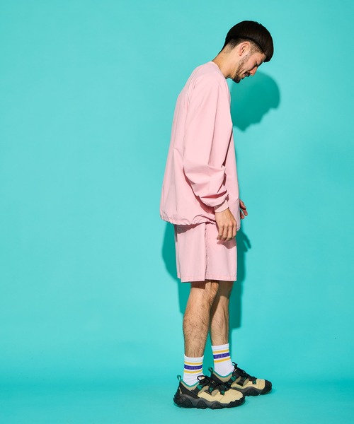 パーリーゲイツ　ランダムボーダー ベアカノコ半袖ハイネックシャツ　サイズ5　美品 tシャツ Tシャツ E／ベアカノコ レディース（ベアカノコ半袖