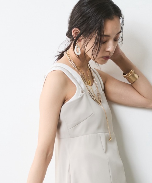 CHIC STYLE キャミソール キャミソールチュニック「大きいサイズ