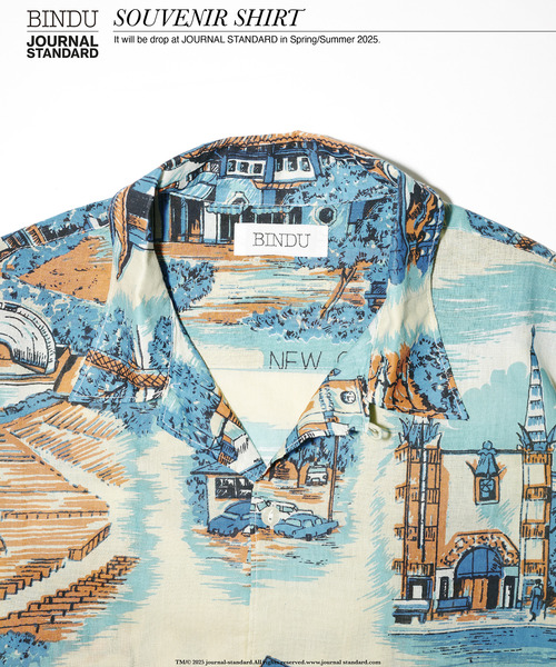 ジャーナルスタンダード　BINDU 半袖シャツ L 楽天市場】BINDU / ビンドゥー Indian cotton pattern S/S