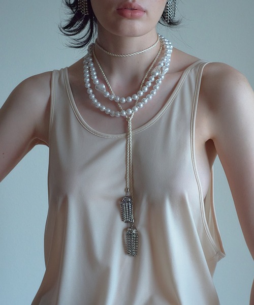 ネックレス 「IRIS 47」palace fringe necklace/パレス フリンジ ネックレス BO167 レディースの画像