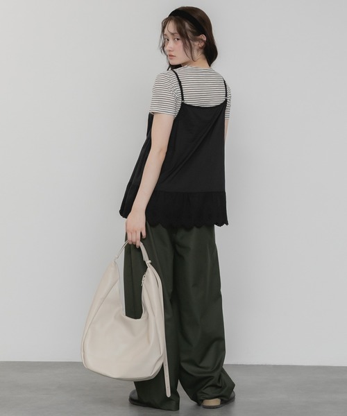 HEILIS（ヘイリス） キャミソール コットンレースチュニック