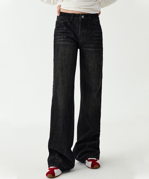 fano studios サイドシームワイドデニムパンツ 2025SS ジーンズ デニム