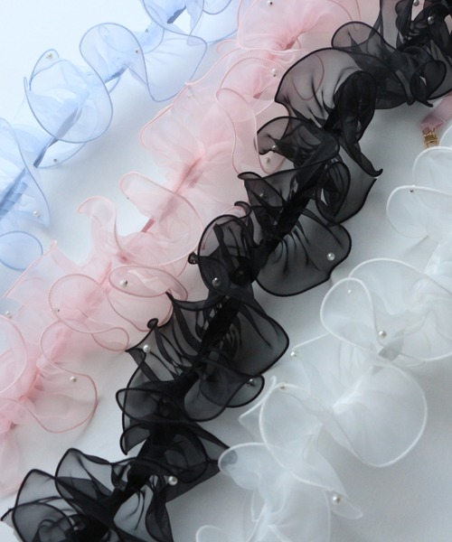 pyornim（ピョルニム） パール付きフリルスマホショルダー : ZOZOTOWN