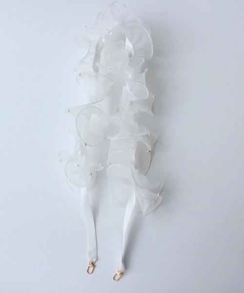 pyornim（ピョルニム） パール付きフリルスマホショルダー : ZOZOTOWN