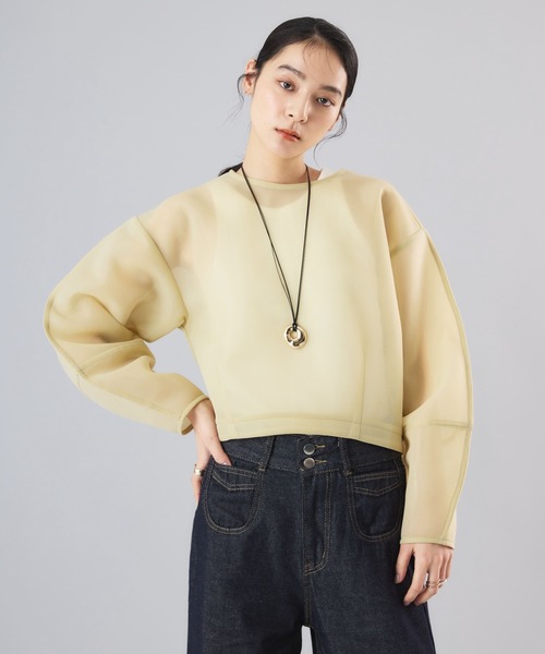 Muscat シアーダンボールプルオーバー レディース : ZOZOTOWN Yahoo!店