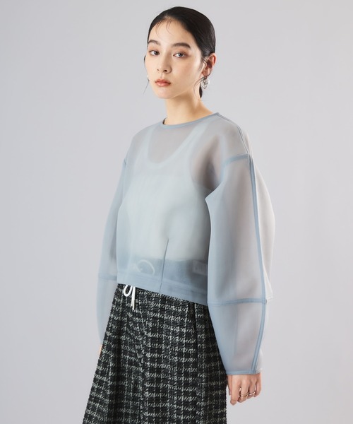 Muscat シアーダンボールプルオーバー レディース : ZOZOTOWN Yahoo!店