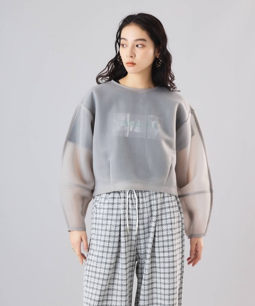 マチャット machatt シアーダンボールトップス ドット Muscat シアーダンボールプルオーバー レディース : ZOZOTOWN Yahoo!店