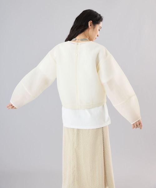 Muscat シアーダンボールプルオーバー レディース : ZOZOTOWN Yahoo!店