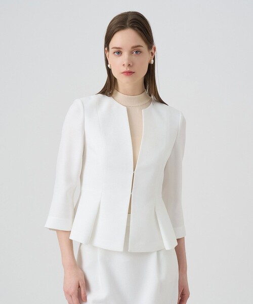 ANAYI（アナイ） ジャケット ノーカラージャケット 「セットアップ対応