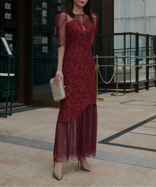 My shawty（マイシャウティー） ドレス jaqurd doking dress