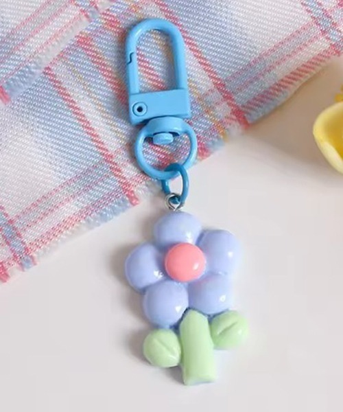 VIBGYOR Women キーホルダー 「urge select」カラフル フラワー 