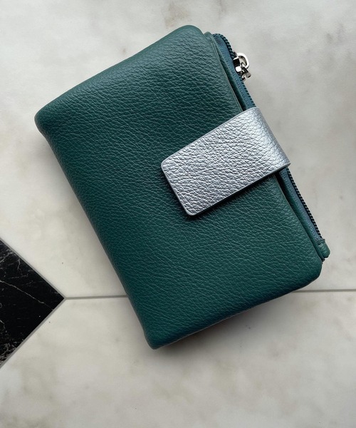 VIBGYOR 財布 urbanfemine./バイカラー二つ折り財布 U7473 レディース