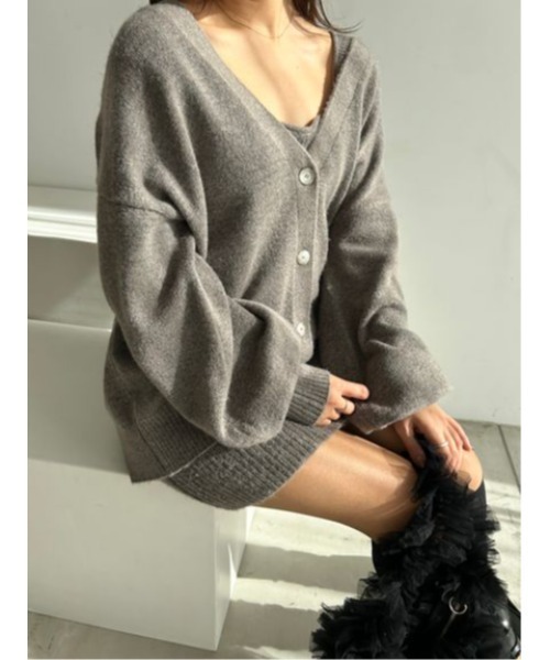 SNIDEL（スナイデル） ニットアンサンブル ONE SIZE グレー レディース