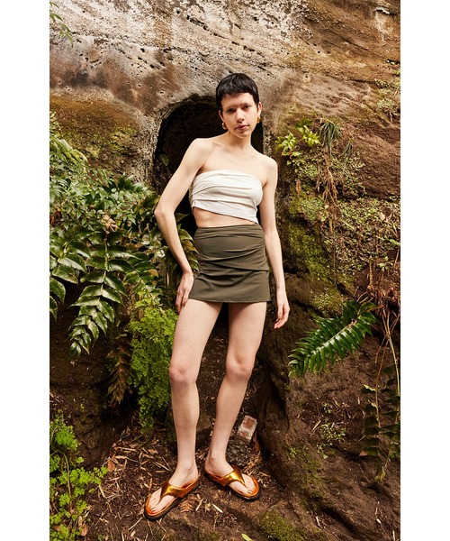 OMMO SHORTS LAYERED SWIM SK 水着　スイムウェア OMMO 水着 SHORTS LAYERED SWIM SK レディース : ZOZOTOWN Yahoo