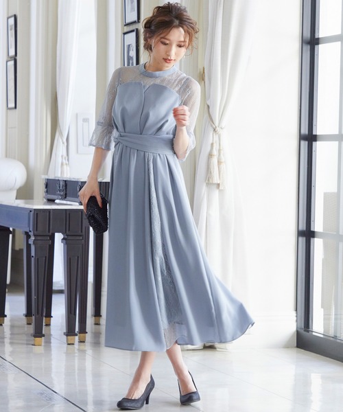 niana 「niana」 半袖ワンピース SHORT ネイビー レディース