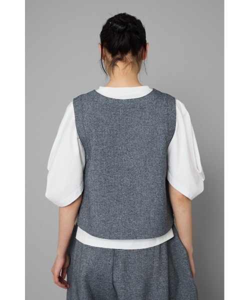 ヘリンドットサイ Vネックべスト(値札付き) 楽天市場】【SALE／30%OFF】V-neck knit cardigan HeRIN.CYE