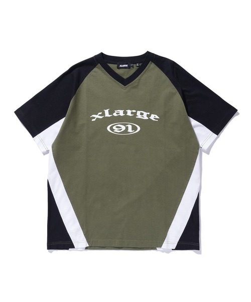 XLARGE（エクストラ ラージ） tシャツ RAGLAN S/S FOOTBALL JERSEY