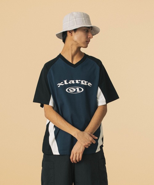 XLARGE（エクストラ ラージ） tシャツ RAGLAN S/S FOOTBALL JERSEY